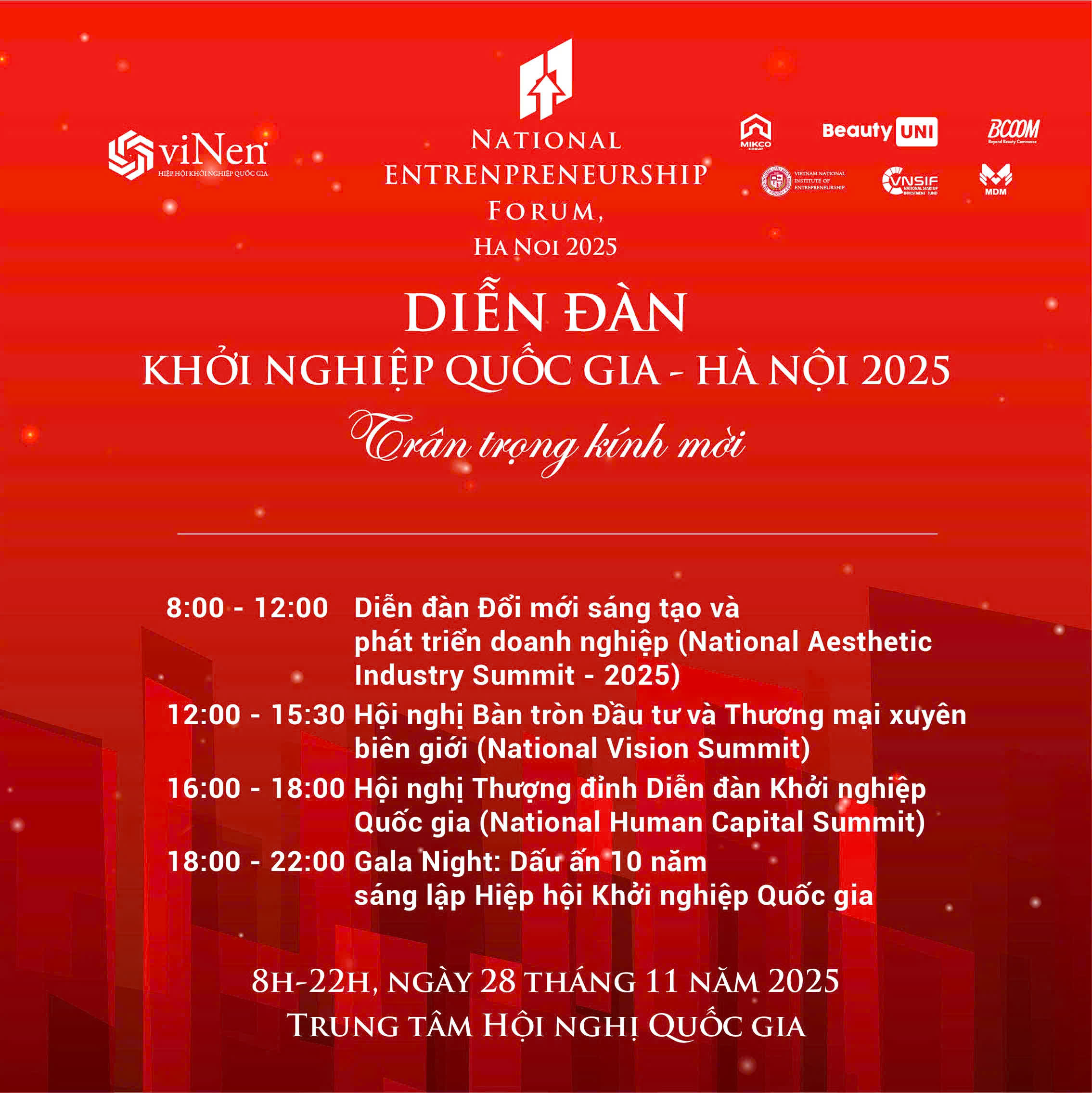 Diễn đàn Khởi nghiệp Quốc gia – Hà Nội 2025: Nơi hội tụ trí tuệ Việt, kiến tạo tương lai toàn cầu