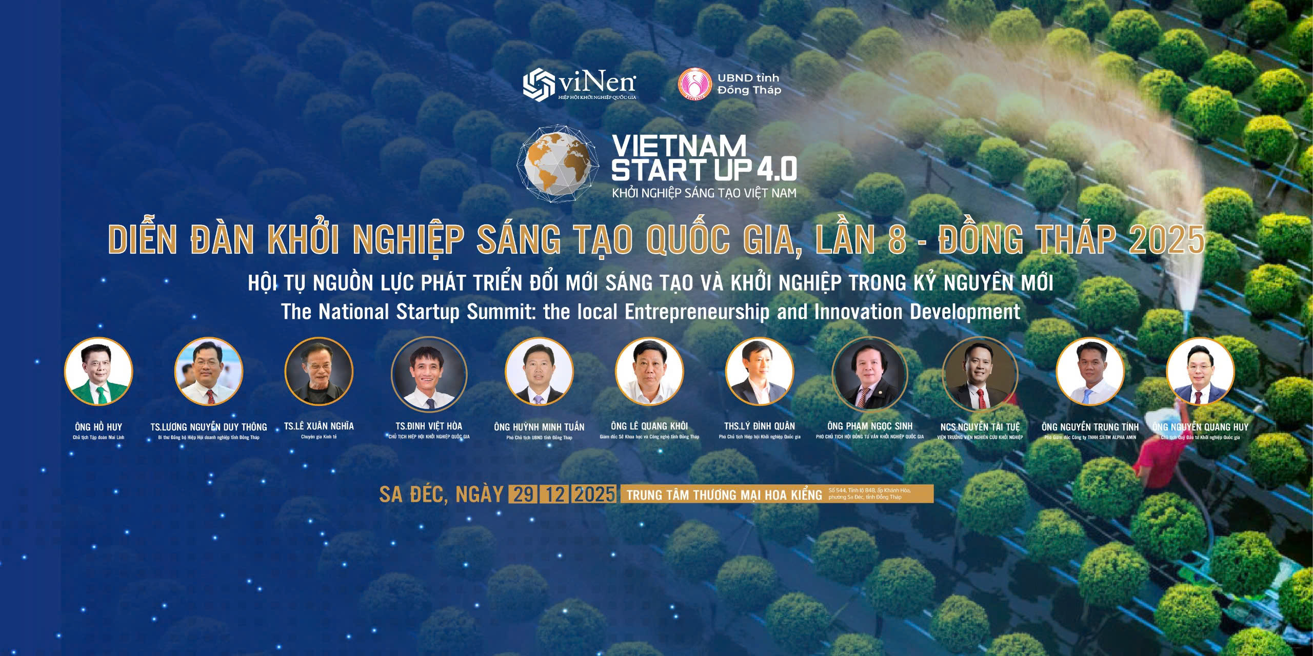 Đồng Tháp sẵn sàng cho Diễn đàn Khởi nghiệp Sáng tạo Quốc gia lần thứ 8 - hội tụ nguồn lực toàn cầu trong kỷ nguyên kinh tế số